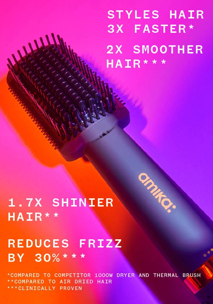 Amika Double Agent 2 in 1 Blow Dryer + Straightening Brush