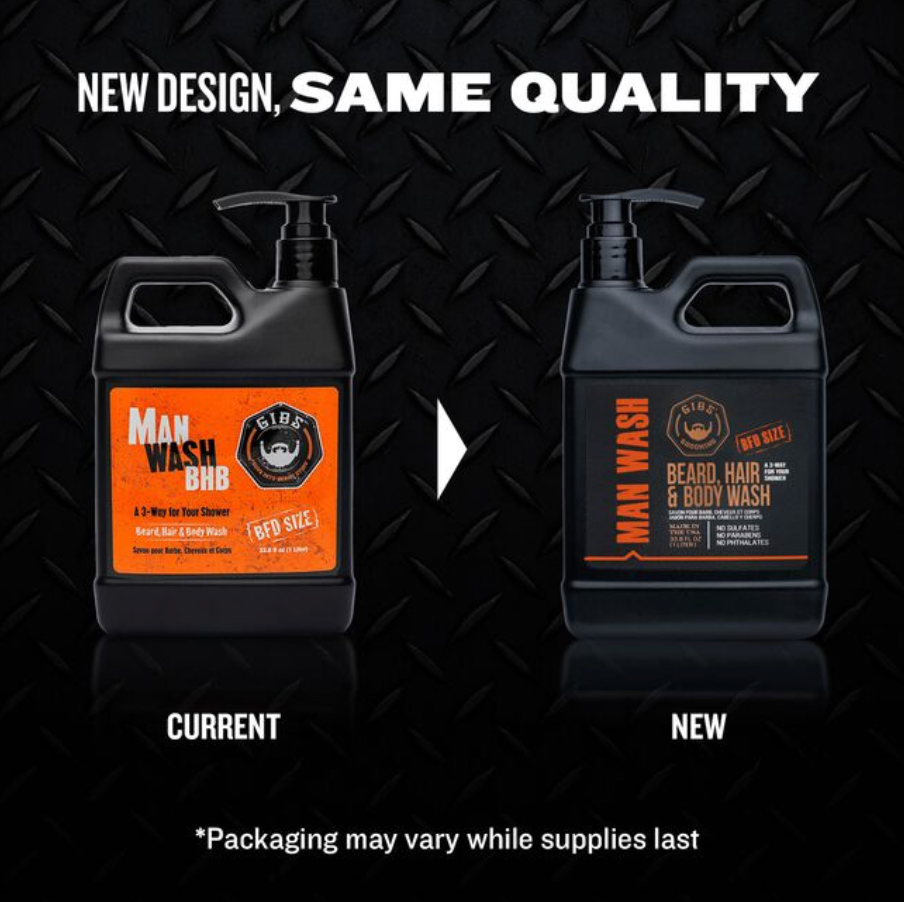 Man Wash BHB (Beard, Hair and Body)
