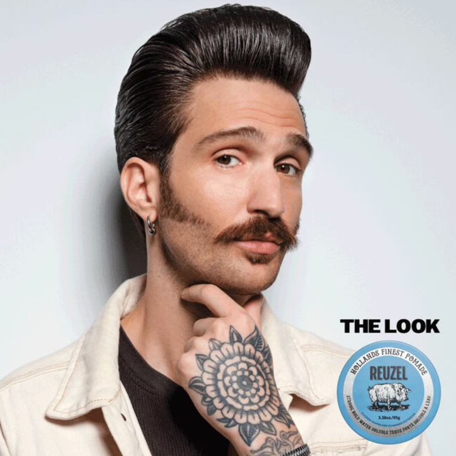 Blue Strong Hold Water Soluble Pomade