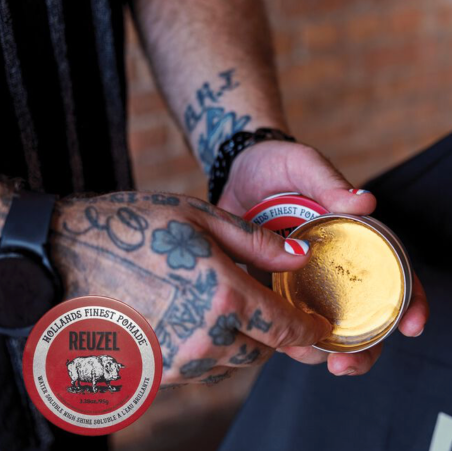 Red Water Soluble Pomade