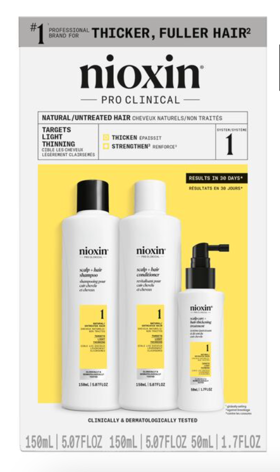 System Trial Kit 1, Cleanser, Scalp Therapy, Scalp Treatment