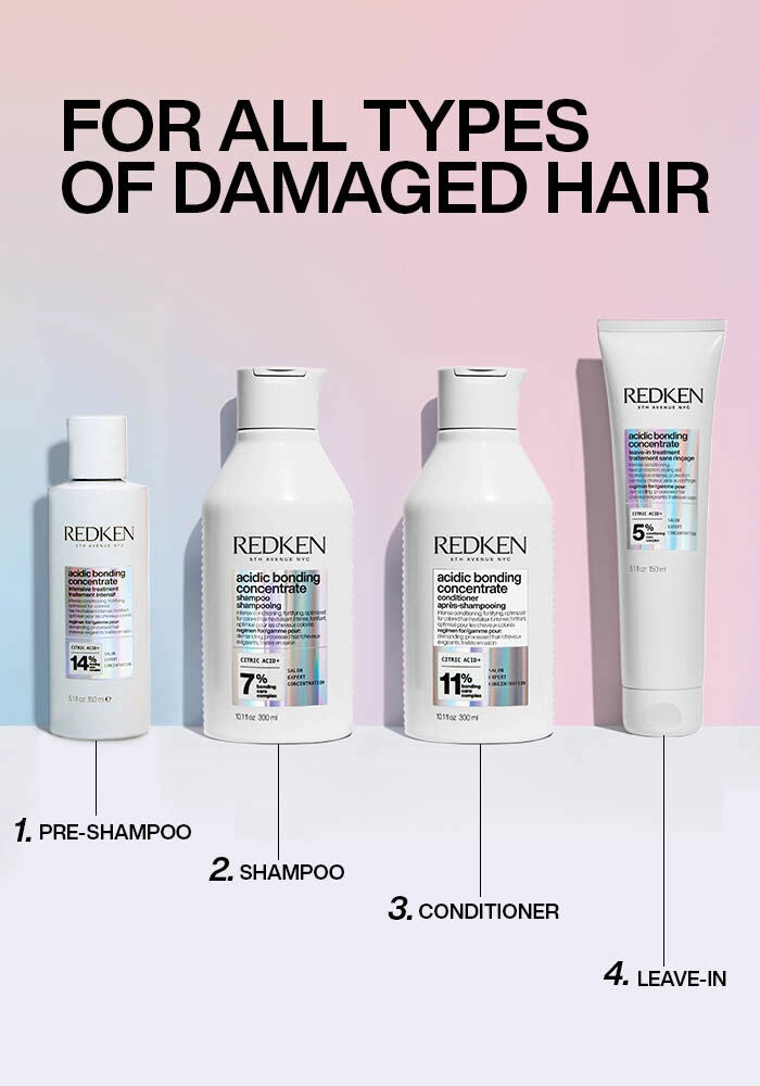 Acidic Bonding Concentrate Lightweight Liquid Conditioner for Damaged, Fine Hair