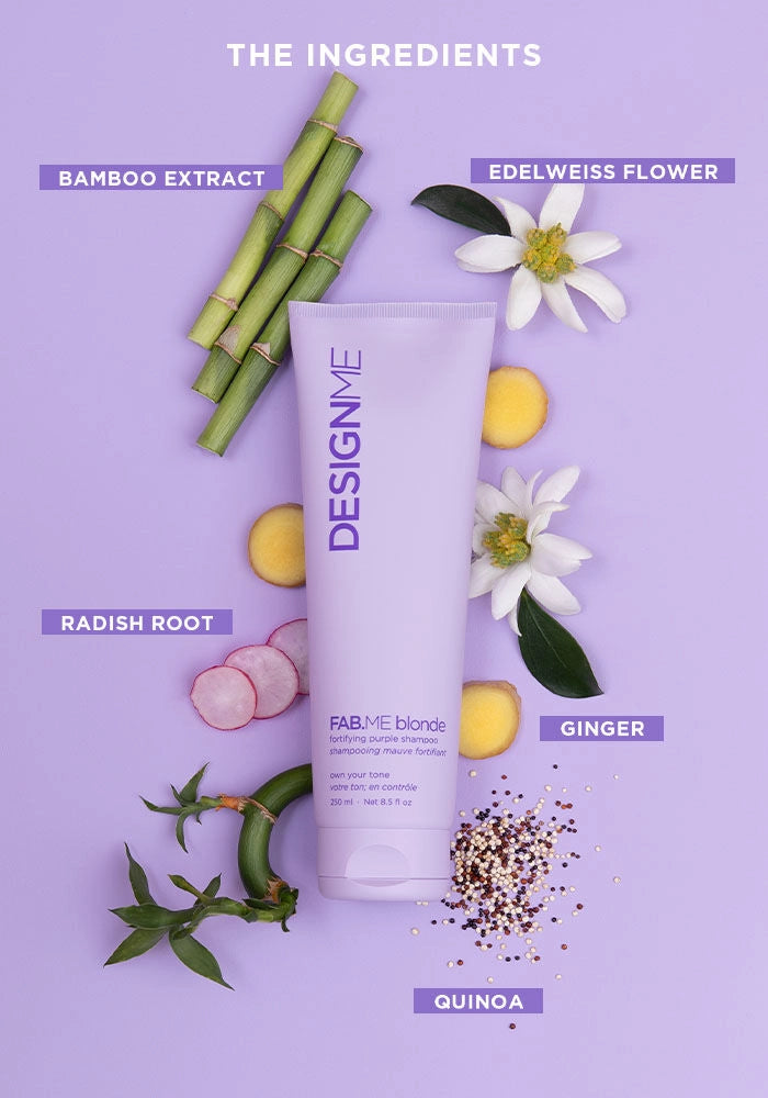 Design Me FAB.ME Blonde Fortifying Purple Shampoo