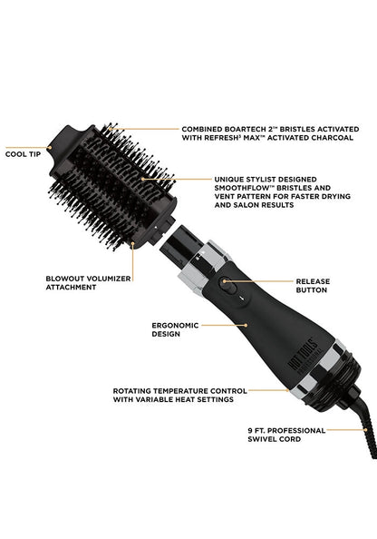 Hot Black Gold One - Step Detachable Blowout Volumizer