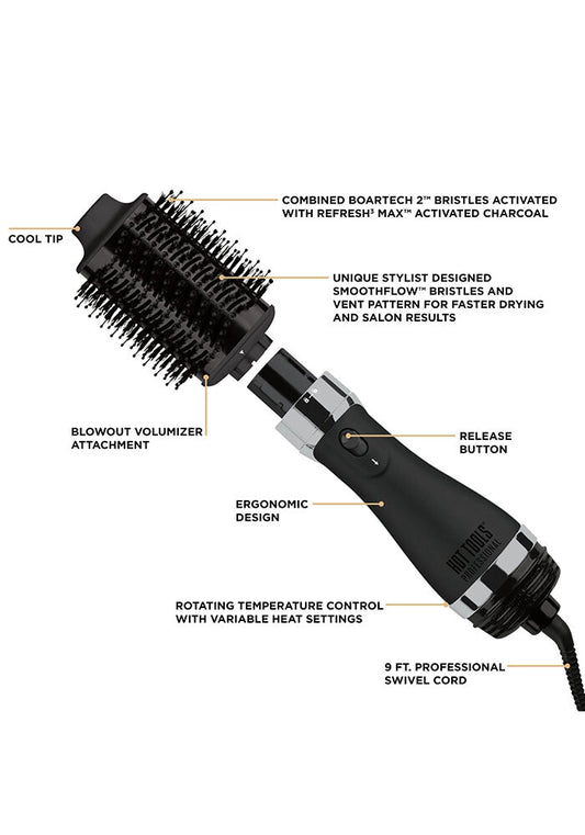 Hot Black Gold One - Step Detachable Blowout Volumizer