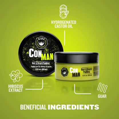 Con Man Hair & Beard Pudding