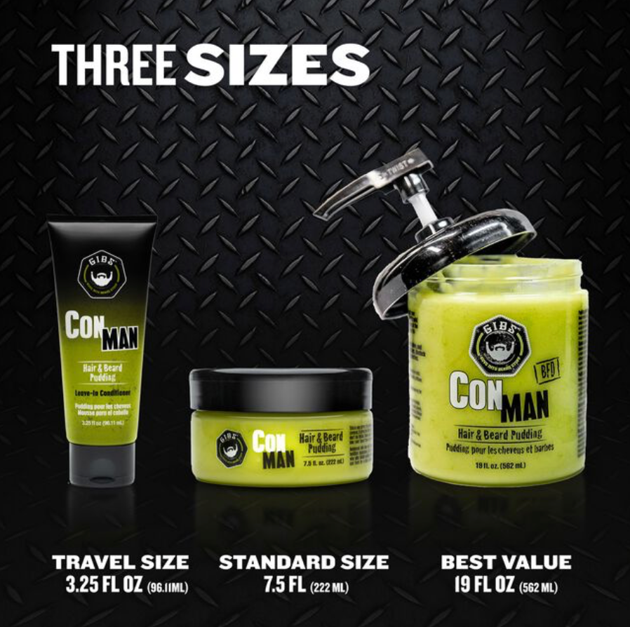 Con Man Hair & Beard Pudding