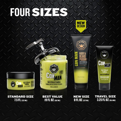 Con Man Hair & Beard Pudding