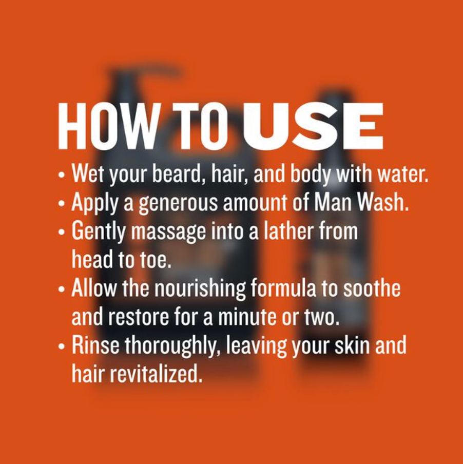 Man Wash BHB Beard, Hair and Body