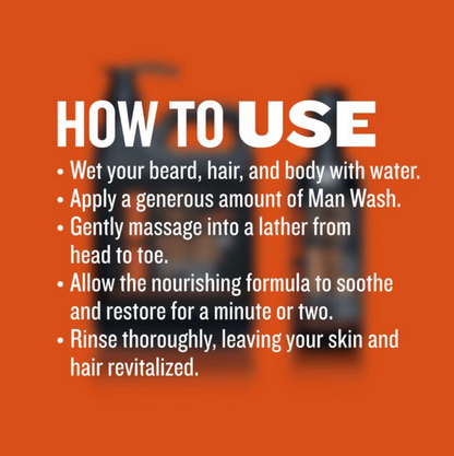 Man Wash BHB Beard, Hair and Body