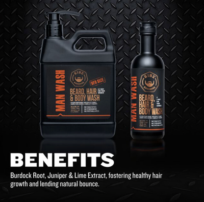 Man Wash BHB Beard, Hair and Body