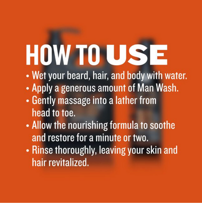 Man Wash BHB Beard, Hair and Body