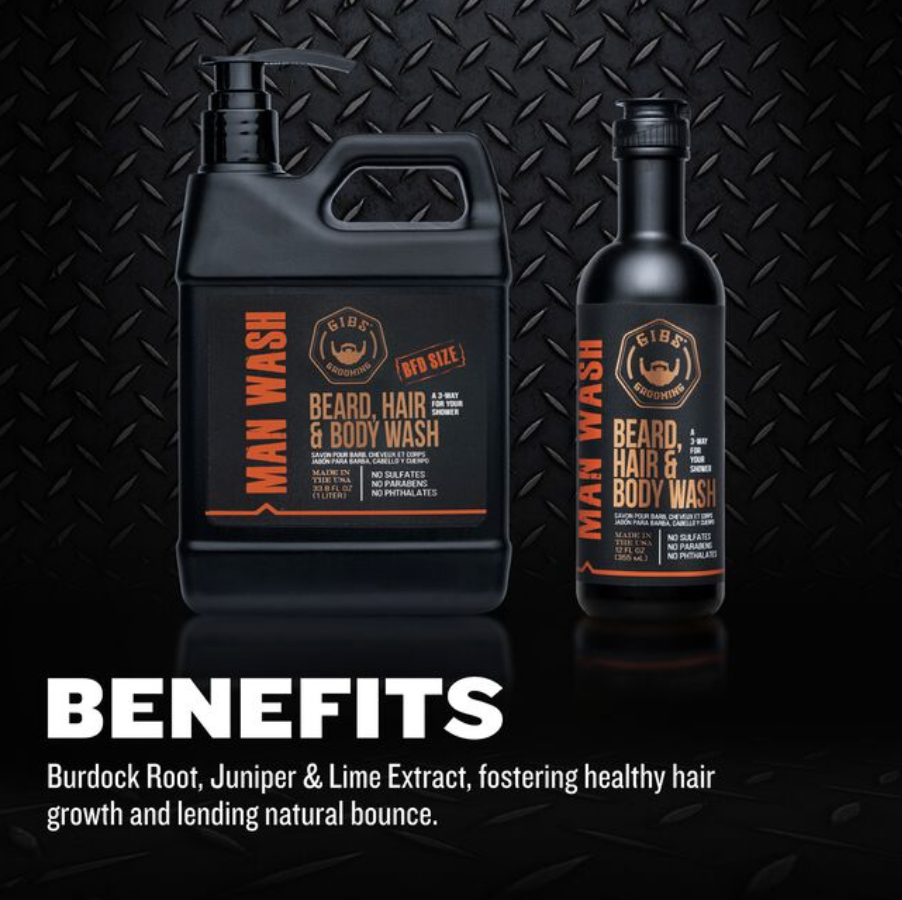 Man Wash BHB Beard, Hair and Body