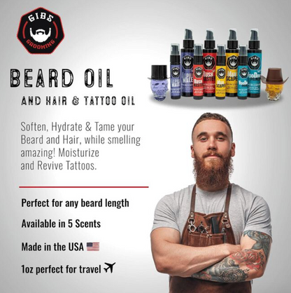 Alpha Male Beard, Hair & Tattoo Oil