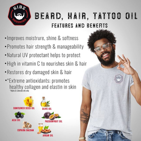 Manscaper Beard, Hair & Tattoo Oil