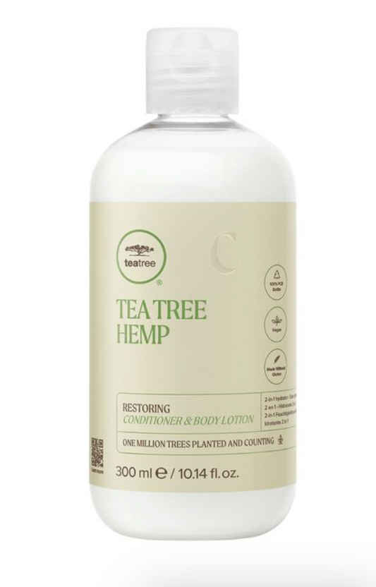 Tea Tree Hemp Restoring Conditioner & Body Lotion