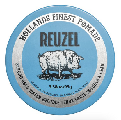 Blue Strong Hold Water Soluble Pomade