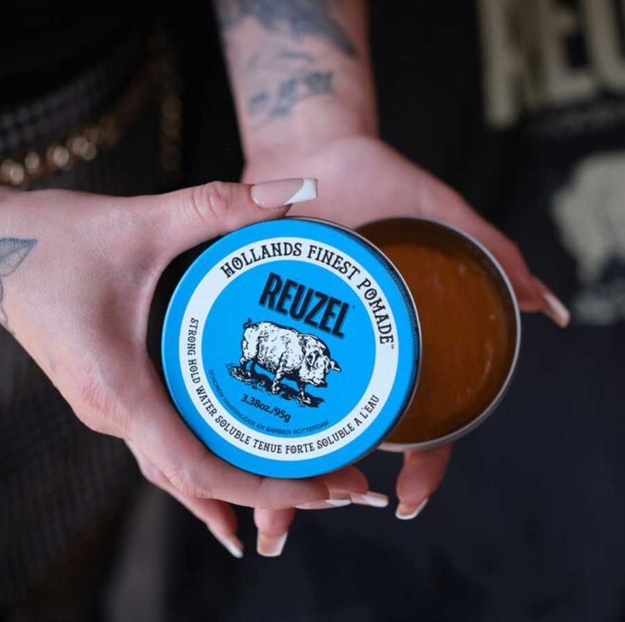 Blue Strong Hold Water Soluble Pomade