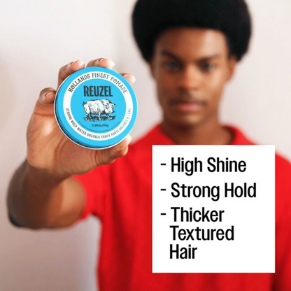 Blue Strong Hold Water Soluble Pomade