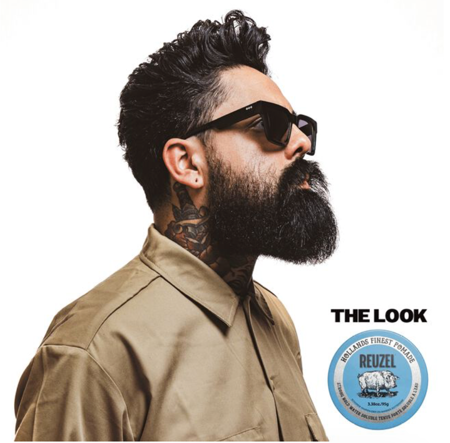 Blue Strong Hold Water Soluble Pomade