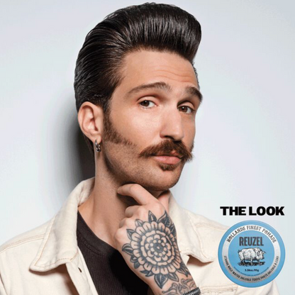 Blue Strong Hold Water Soluble Pomade
