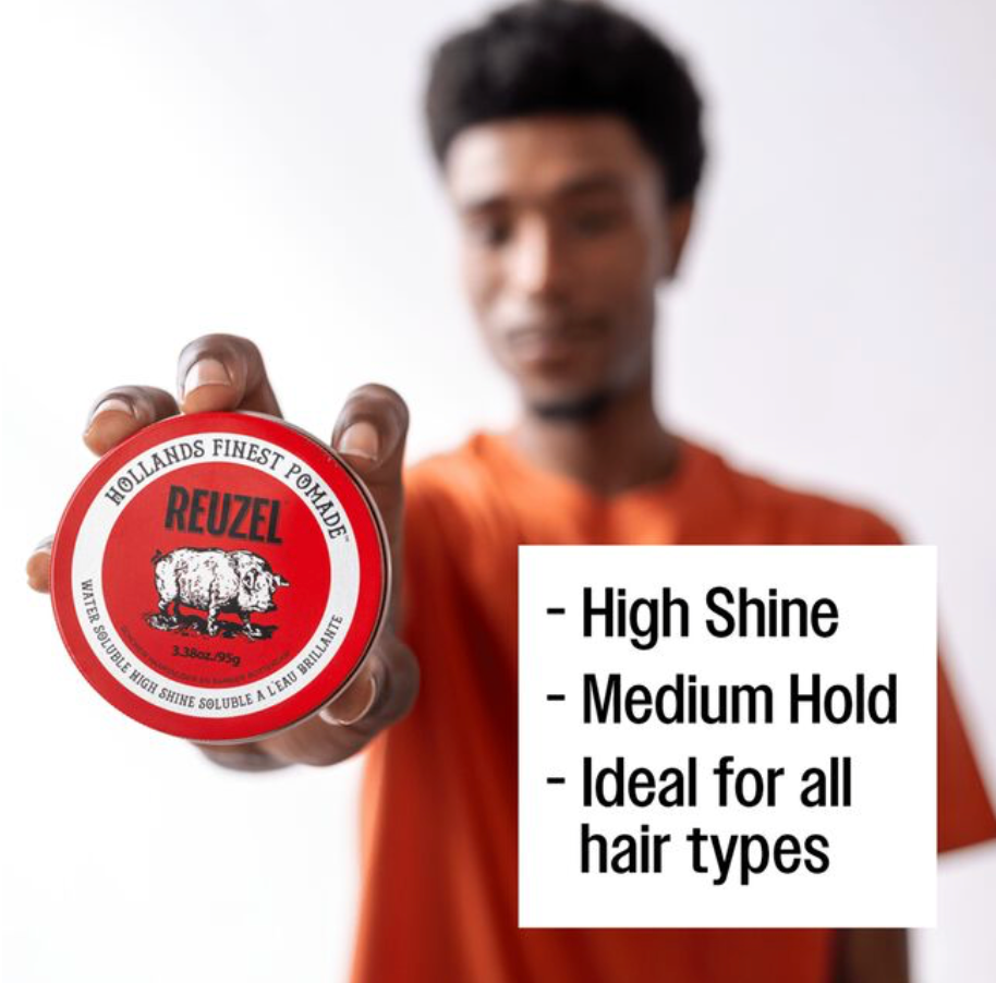 Red Water Soluble Pomade