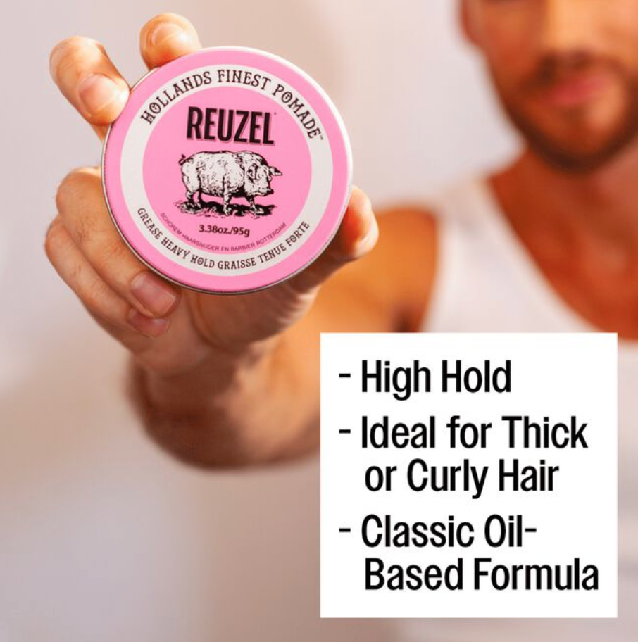 Pink Heavy Grease Pomade