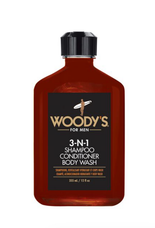 3-in-1 Shampoo, Conditioner, Body Wash