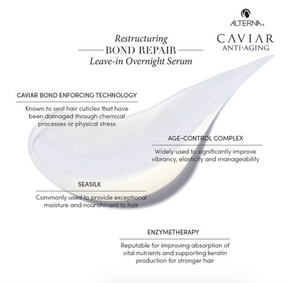 Caviar Anti-Aging Restructuring Bond Repair Leave-in Overnight Serum