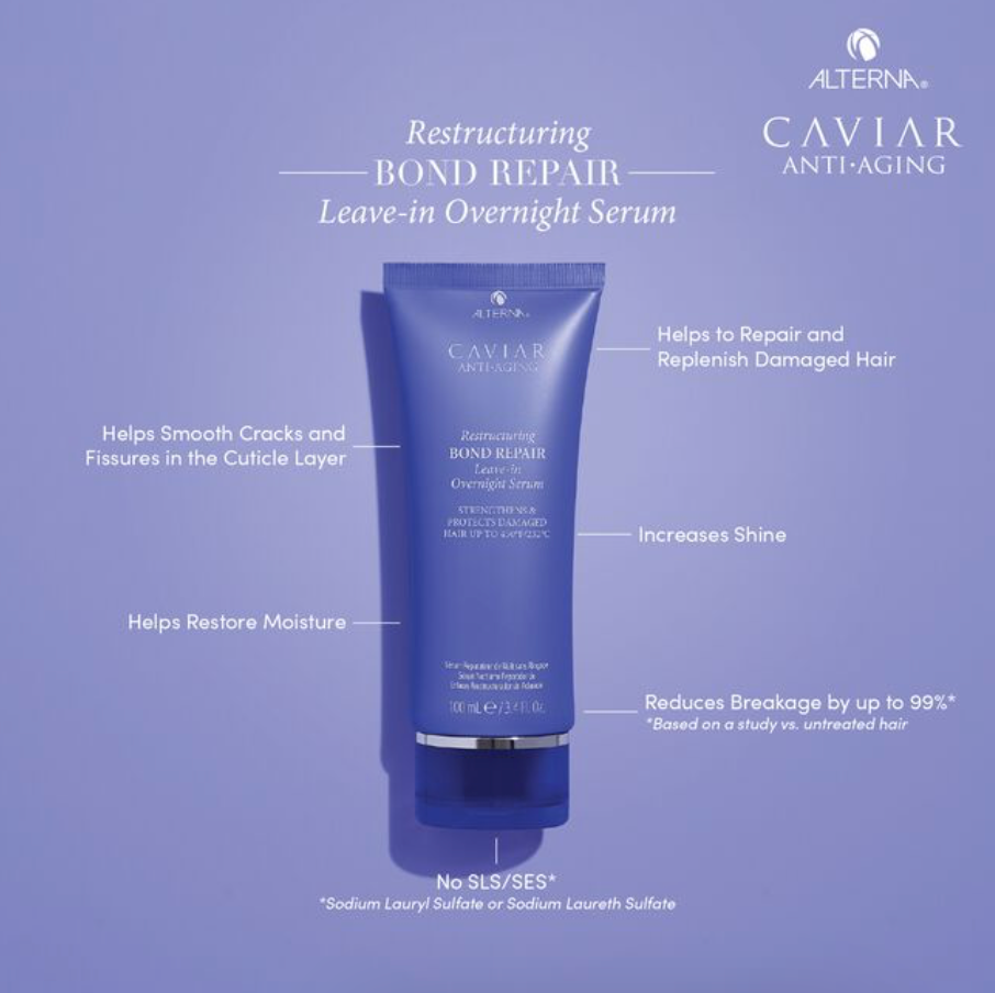 Caviar Anti-Aging Restructuring Bond Repair Leave-in Overnight Serum