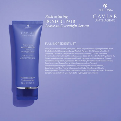 Caviar Anti-Aging Restructuring Bond Repair Leave-in Overnight Serum