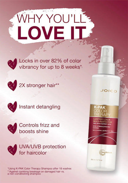 JOICOK PAK Color Therapy Luster Lock Multi-Perfector Daily Shine & Protect Spray