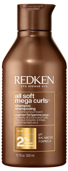 Redken All Soft Mega Curls Sulfate Free Shampoo for Curly and Coily Hair