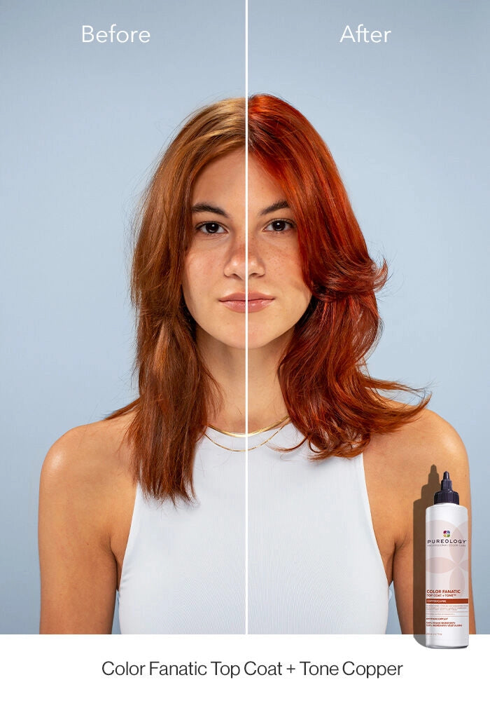 PUREOLOGY Color Fanatic Top Coat + Tone Copper