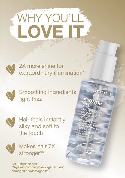 JOICO Blonde Life Brilliant Glow Brightening Oil