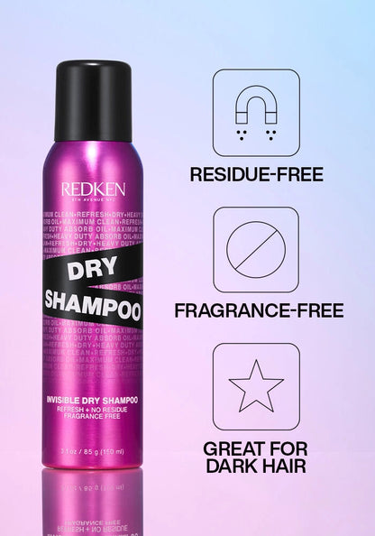 Redken Invisible Dry Shampoo - No Residue, No Fragrance Dry Shampoo