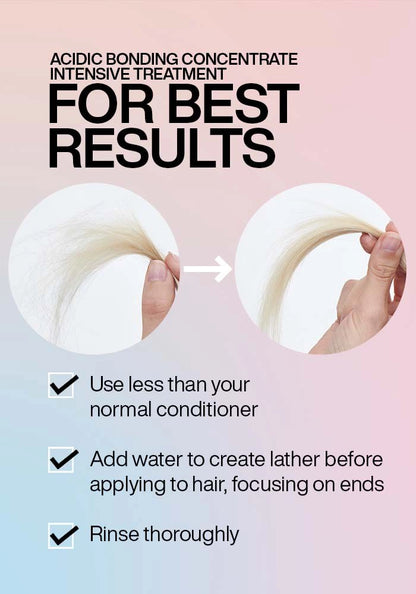 Acidic Bonding Concentrate Sulfate Free Conditioner for Damaged Hair