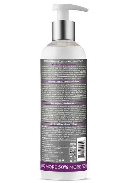 Design Essentials Kukui & Coconut Hydrating Leave-In Conditioner