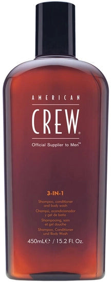 American Crew 3-In-1 Shampoo, Conditioner & Body Wash