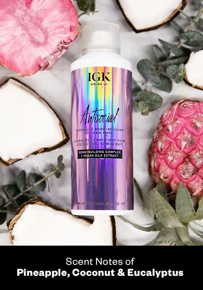 IGK Antisocial Overnight Bond Building Dry Hair Mask