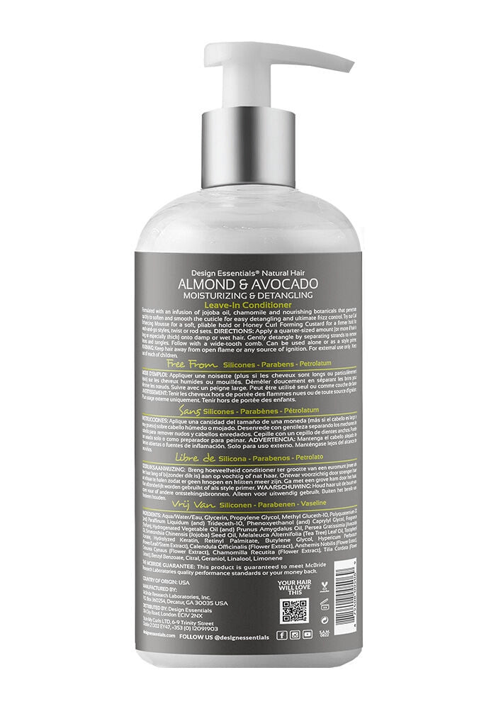 Design Essentials Almond Avocado Detangling Leave-In Conditioner