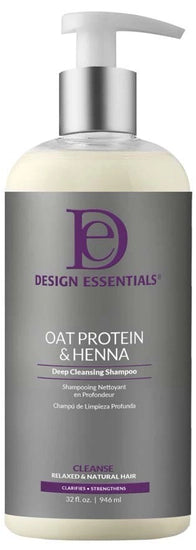 Design Essentials Oat Protein & Henna Deep Cleansing Shampoo