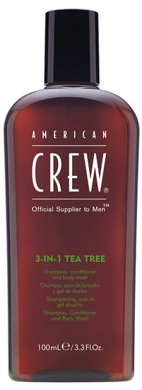 American Crew 3-In-1 Tea Tree Shampoo, Conditioner & Body Wash