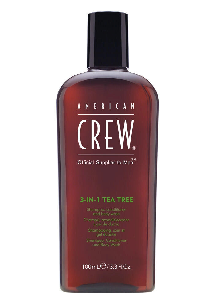 American Crew 3-In-1 Tea Tree Shampoo, Conditioner & Body Wash
