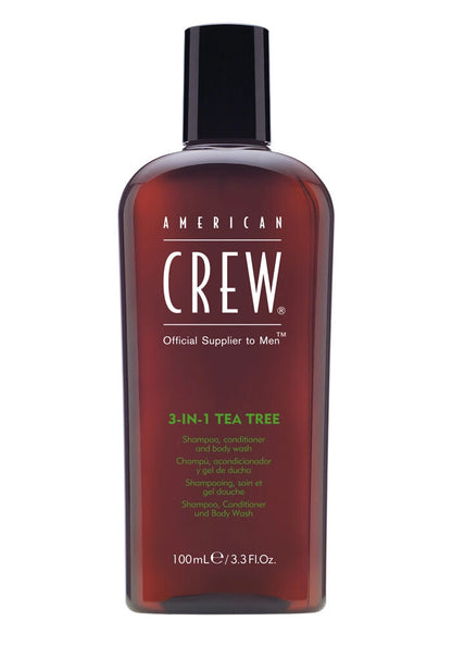 American Crew 3-In-1 Tea Tree Shampoo, Conditioner & Body Wash
