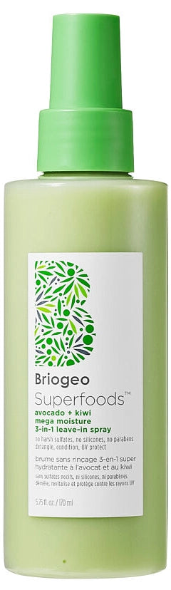 Briogeo Avocado + Kiwi Mega Moisture 3-in-1 Leave-In Spray