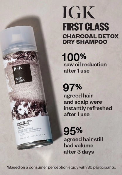 IGK First Class Charcoal Detox Dry Shampoo