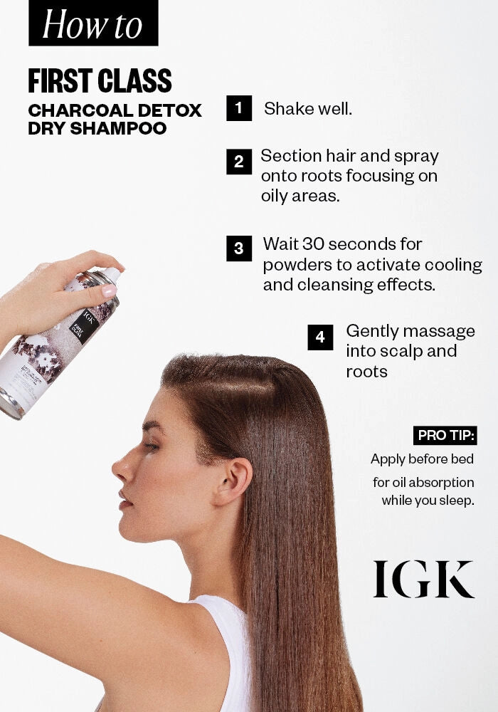 IGK First Class Charcoal Detox Dry Shampoo