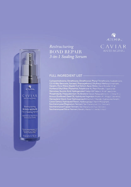 Alterna Caviar Anti-Aging Restructuring Bond Repair 3-in-1 Sealing Serum