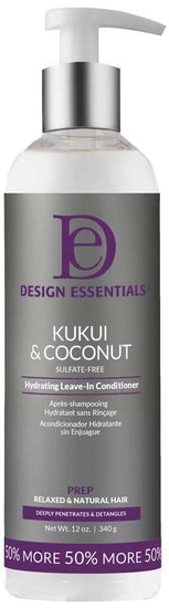 Design Essentials Kukui & Coconut Hydrating Leave-In Conditioner